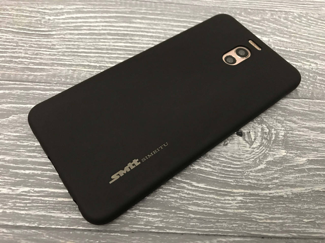 

TPU чехол Smitt накладка бампер для Meizu M6 Note (4 цвета) черный