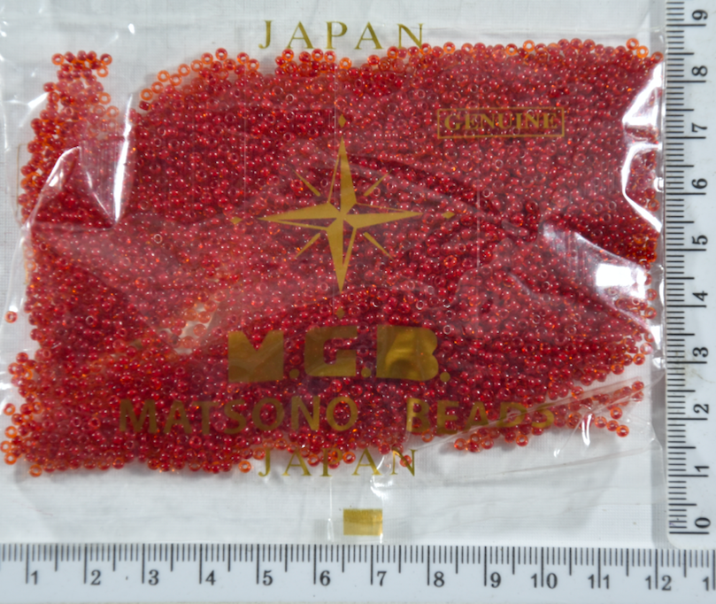 

Бисер №11/0 "MATSUNO"-Япония(50гр) №803 красн-оранж уп=1шт