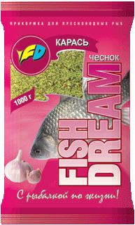 

Прикормка FISH DREAM "Карась чеснок" (фишдрим)