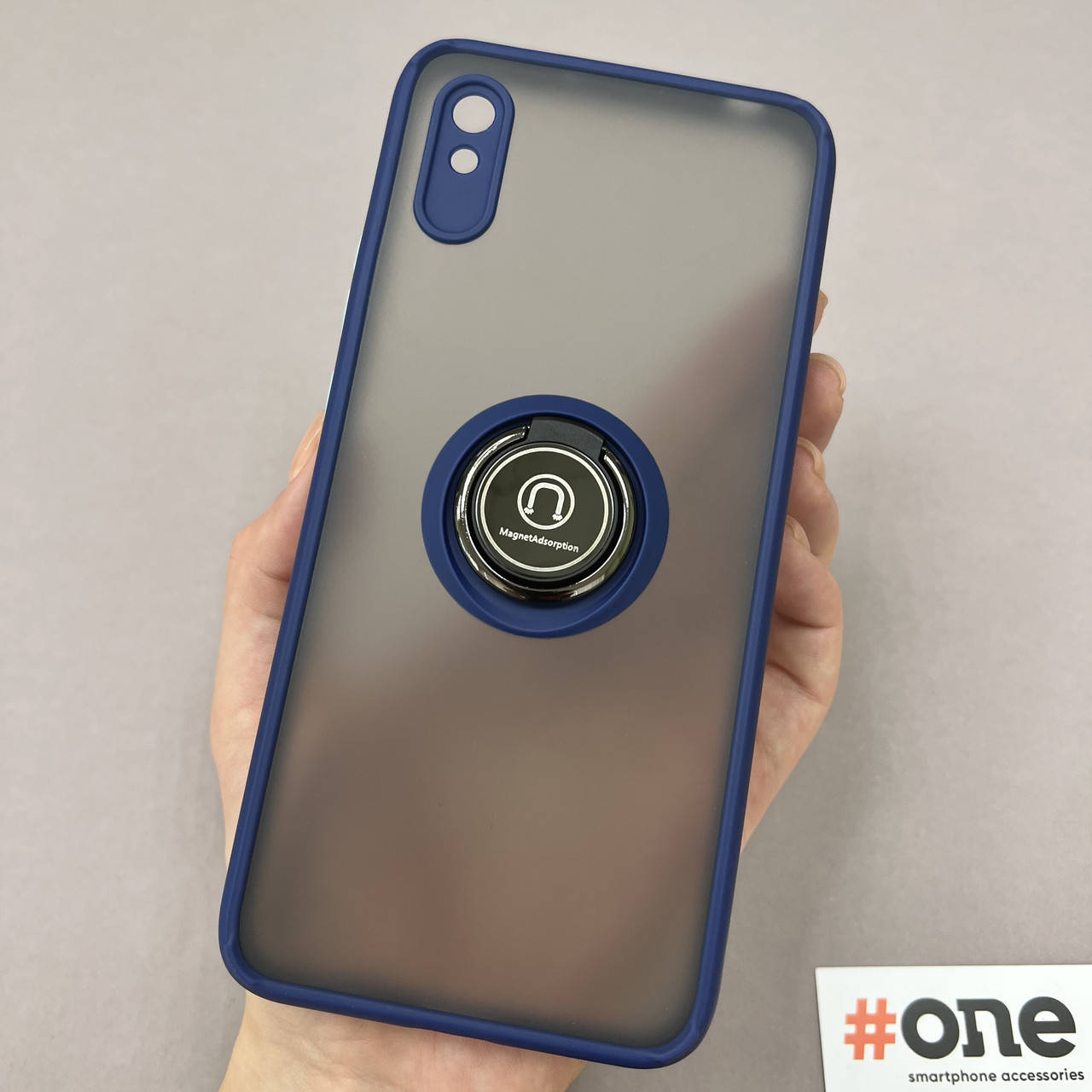 

Чехол для Xiaomi Redmi 9A противоударный с кольцом подставкой чехол на телефон сяоми редми 9а синий T8B