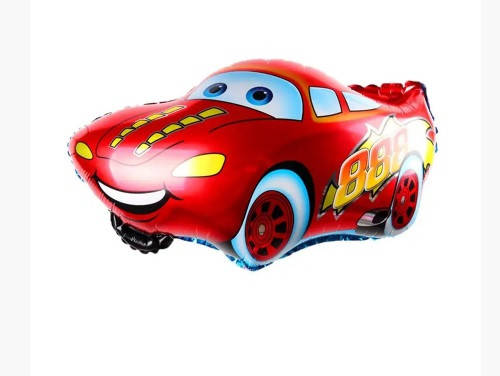 

Фольгированный шар большая фигура Тачка Маквин 66х49см Китай, Красный