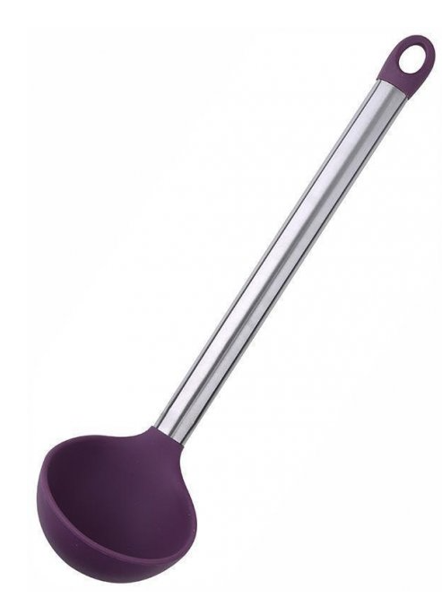 

Половник силиконовый с металлической ручкой