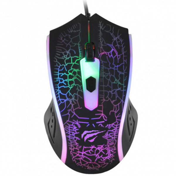 

Игровая проводная мышь HAVIT HV-MS736 USB Black, Черный