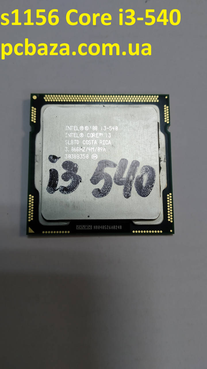 

Процессор s1156 Intel Core i3-540 Рабочий, без дефектов