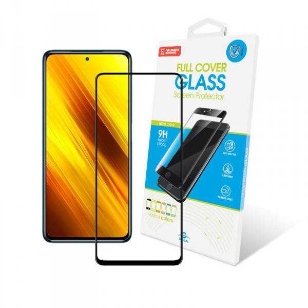 

Защитное стекло Global для Xiaomi Poco X3 Full Glue Black (1283126509537), Черный