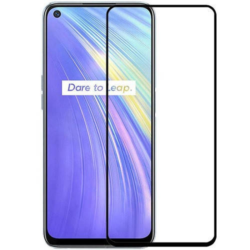 

Скло Realme 7/6/V5/Q2 (0.3 мм, 4D ARC Люкс) black, Черный