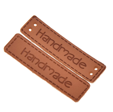 

Бирка HAND MADE кожзам 4х1 см