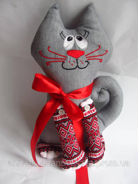 

Мягкая игрушка "Серая кошечка"