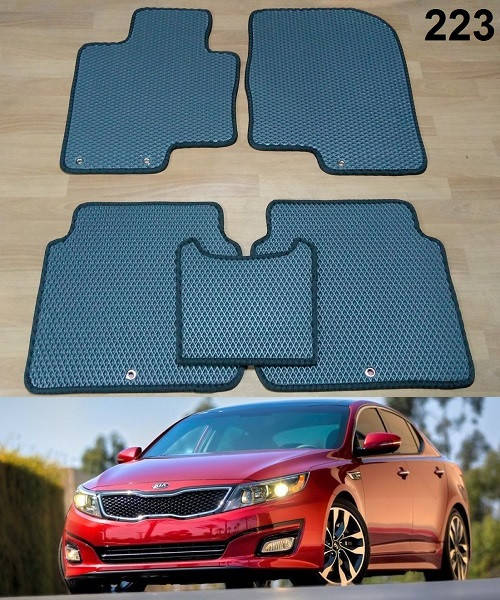 

Коврики ЕВА в салон Kia Optima USA '10-15, Черный
