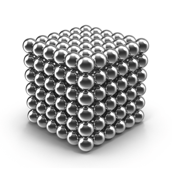 

Неокуб Neocube 216 шариков 5мм в металлическом боксе серебристый Original Silver Neocube (258)