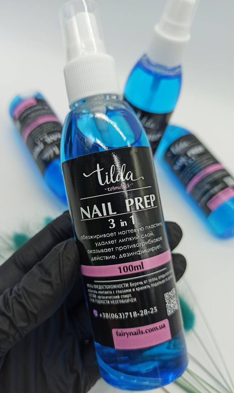 

NAIL PREP 3 in 1 Tilda cosmetics Объем 100 мл