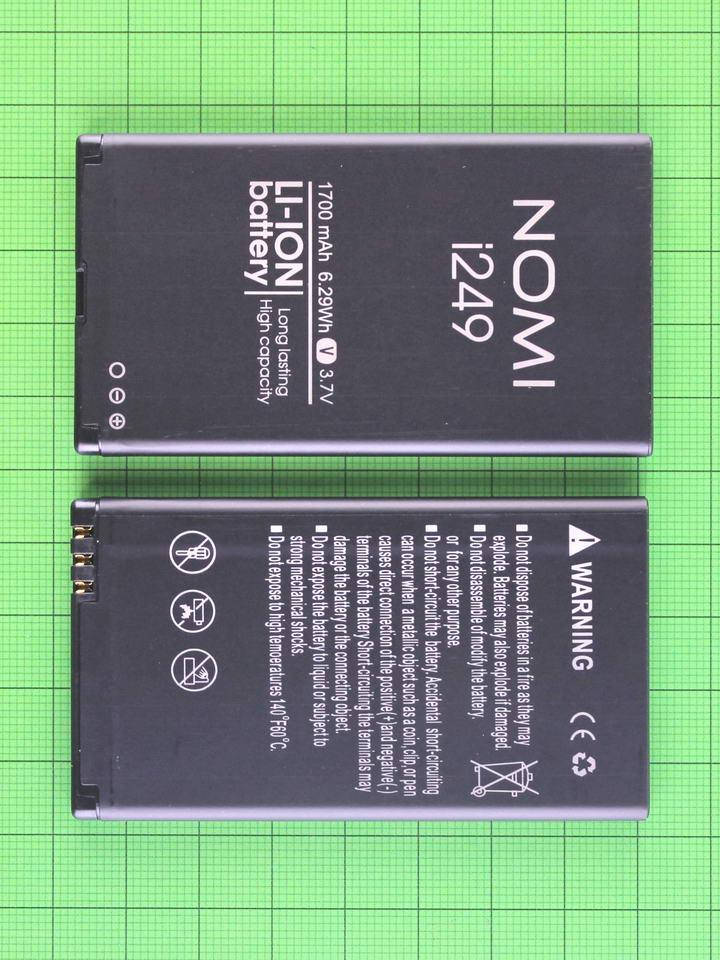 

Акумулятор Nomi i249 1700mAh, Оригінал