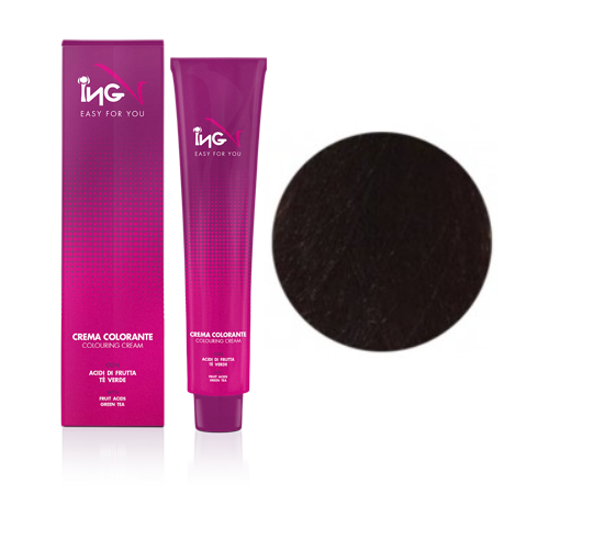 

Kpeм-кpacкa для вoлoc ING Professional Coloring Cream 4C Koфeйный 100 мл