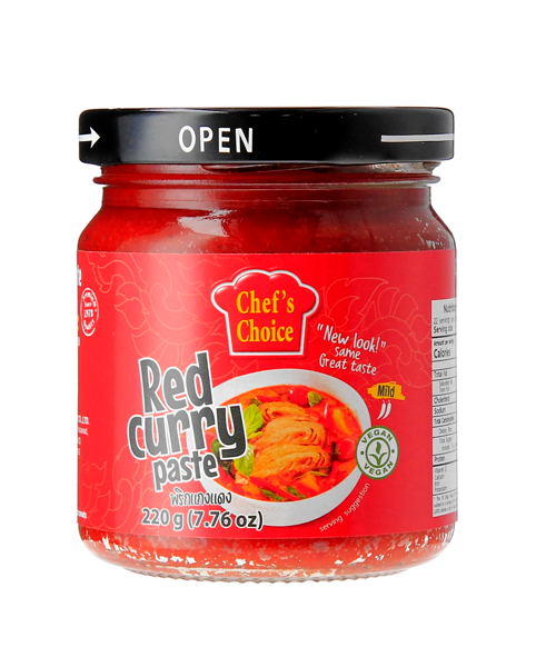 

Карри паста красная Chef's Choice Red Curry Paste 220 г