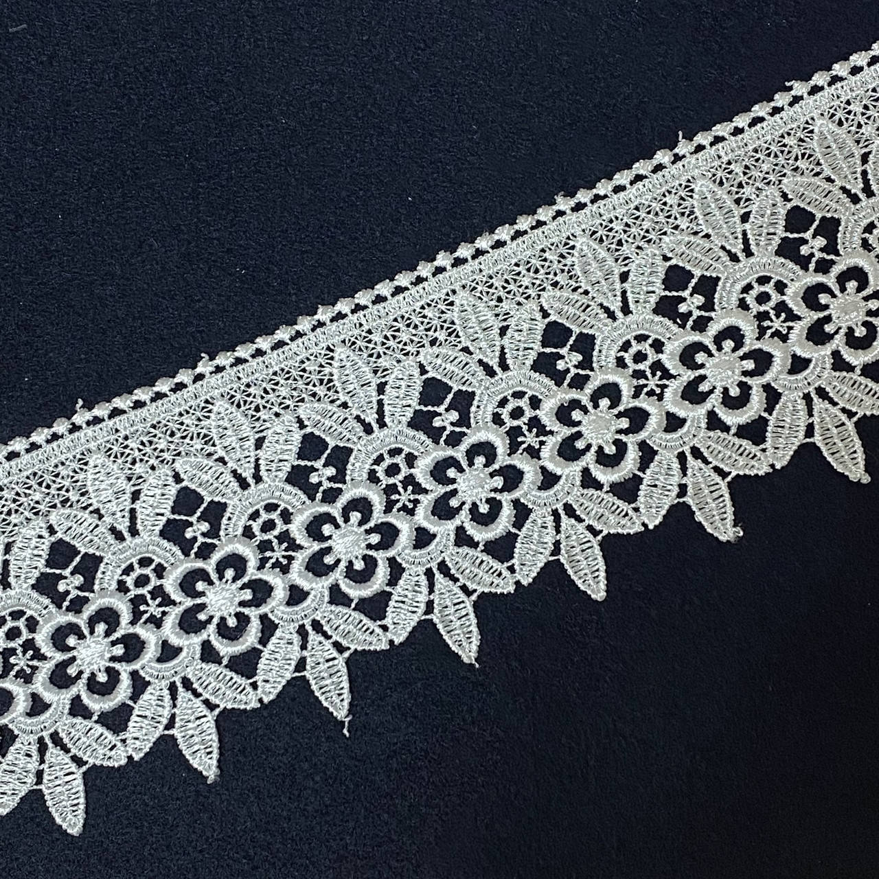 

Кружево макраме 7,5 см (1300), Белый