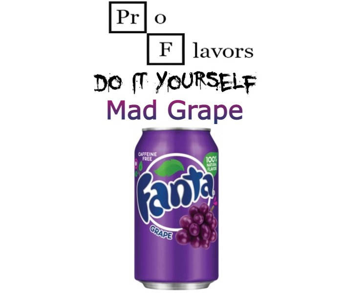 

Набор для замеса жидкости Pro Flavors Mad Grape 100 мл. 70/30, 1,5 мг/мл