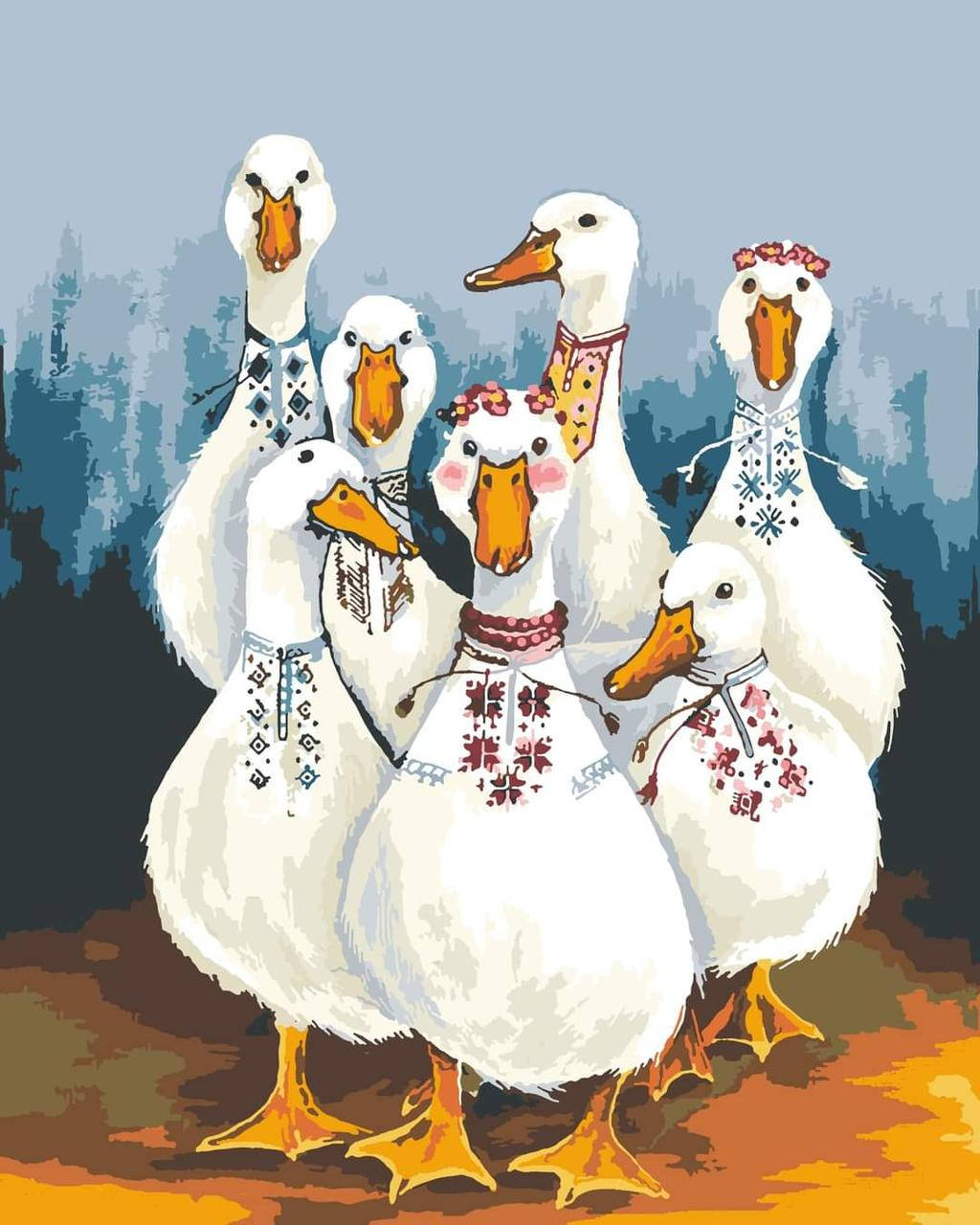 

Картина по номерам "Українська біологічна зброя" 0048Т1, Барвы 40*50 см, Разноцветный