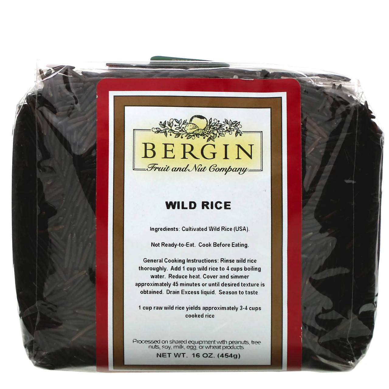 

Рис Bergin Fruit and Nut Company, Дикий рис, 454 г (16 унций) - Оригинал