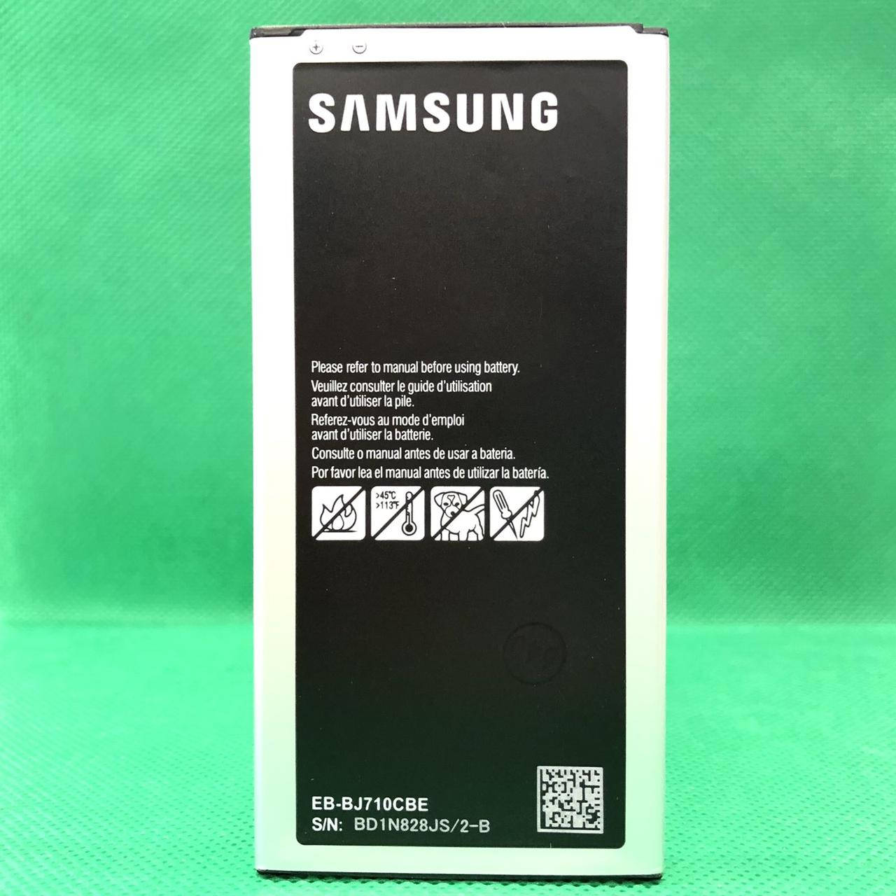 

Аккумуляторная батарея для Samsung Galaxy J7 2016 (SM-J710) EB-BJ710CBС класс Оригинал