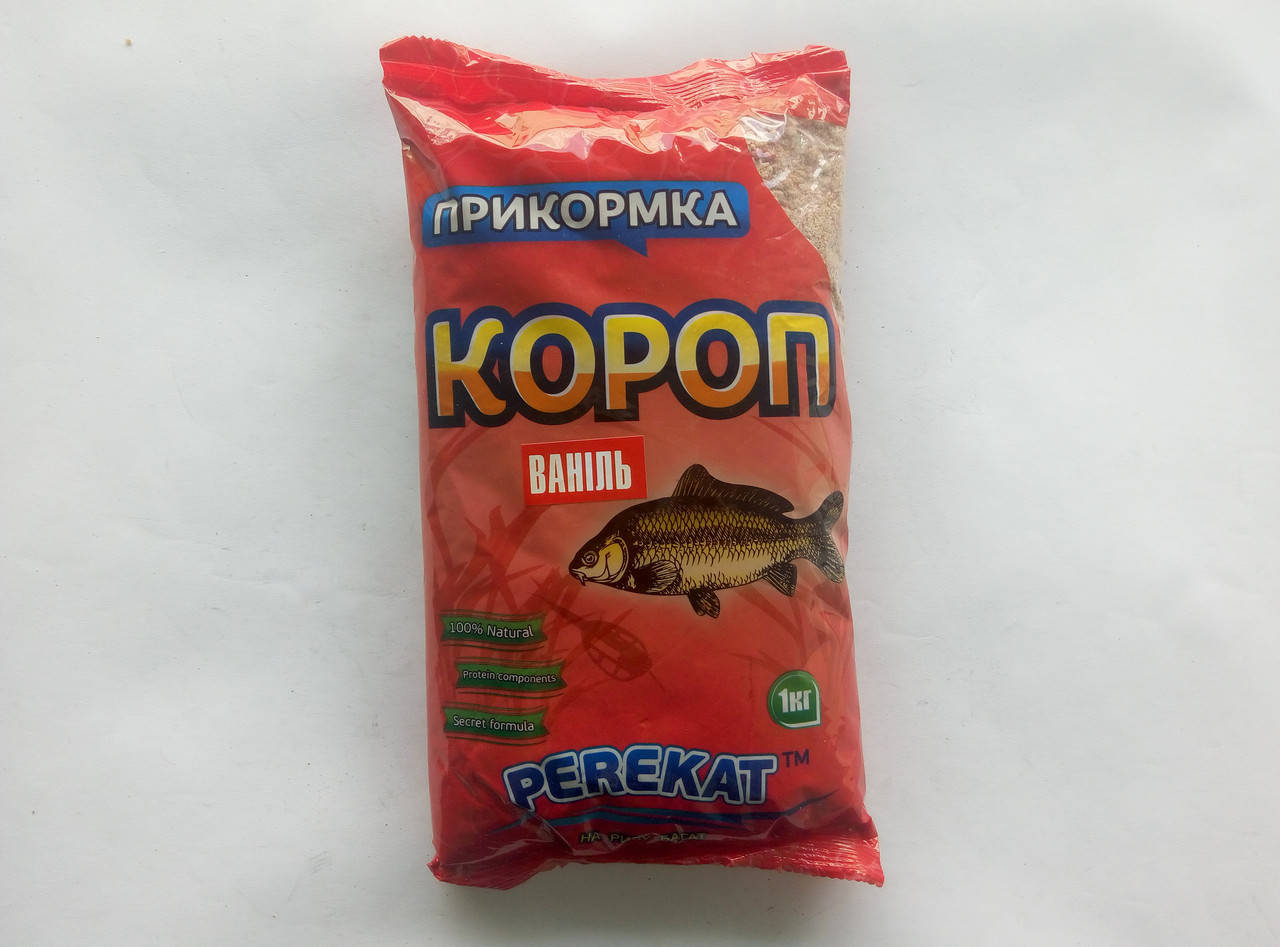 

Прикормка Perekat Карп Ваниль 1кг