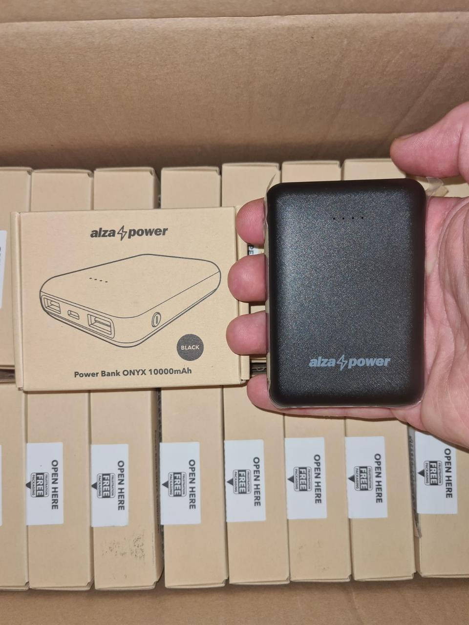 

Power bank, павербанк Alza ONYX 10000mAh (фактическая 8000 mAh), 2 USB Чехия