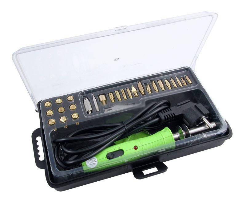 

Набор для выжигания по дереву и ткани Pro'sKit SI-138B (26 наконечников)