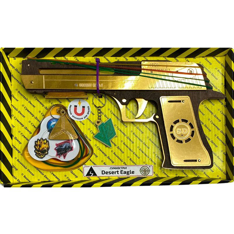 

Игрушечное оружие Резинкострел "Desert Eagle" Black, Черный