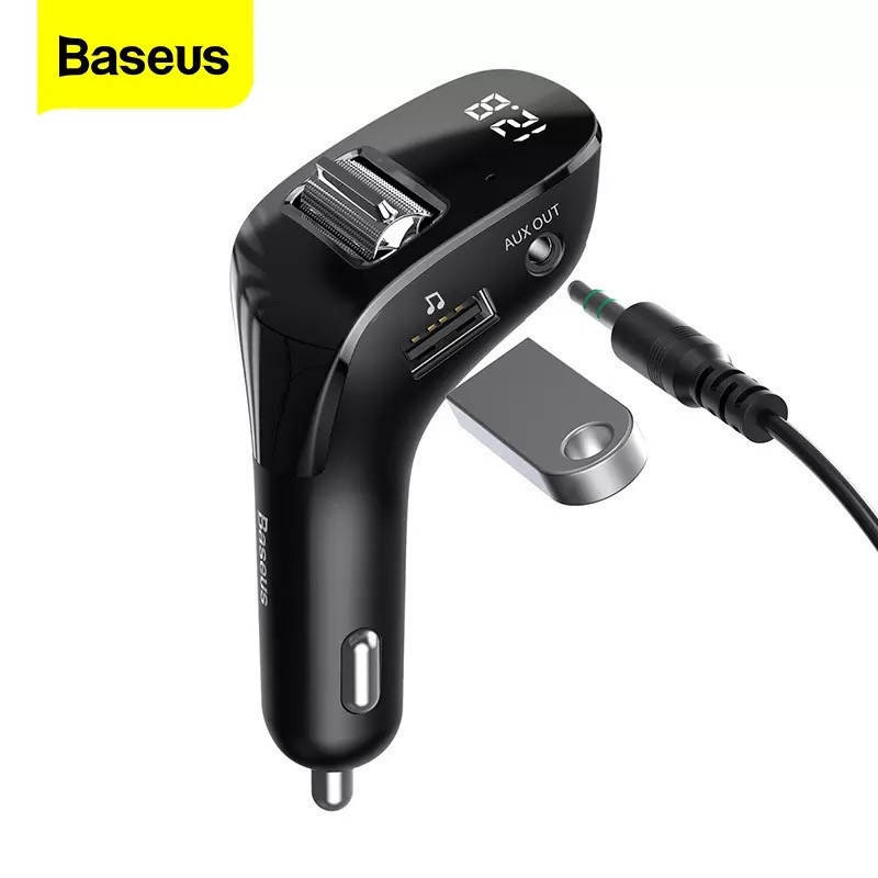 

Автомобильный FM трансмиттер модулятор Baseus Streamer F40 AUX Bluetooth 5.0 MP3