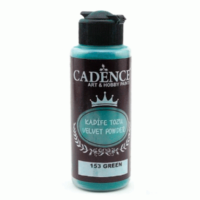 

Флок бархатная пудра Cadence Velvet Powder, 120 мл, Зеленый