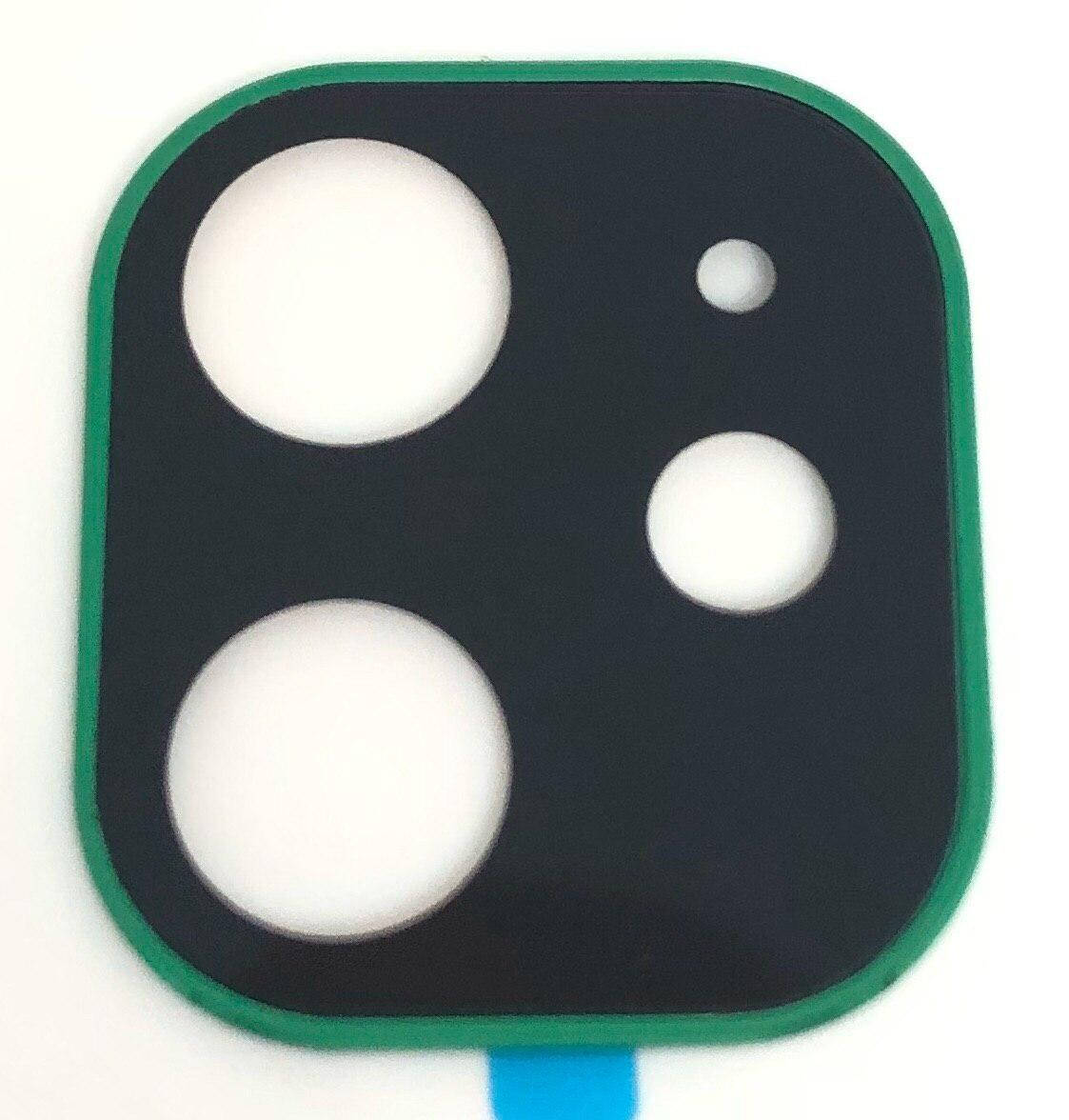 

Защитное стекло на заднюю камеру для iPhone 11 pine green - защитное, Черный