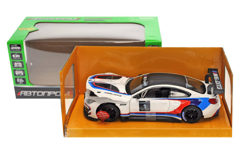 

Машина металлическая БМВ 68255A АВТОПРОМ 1:24 BMW M6 GT3