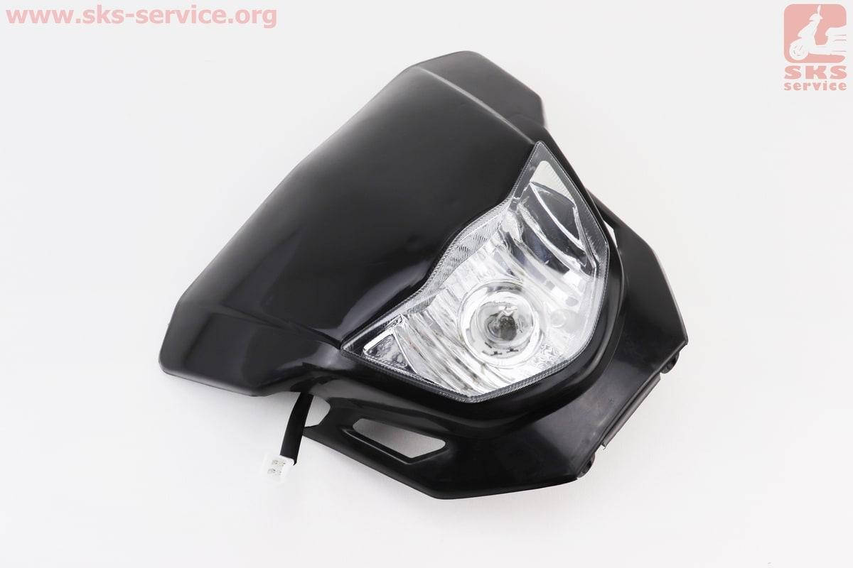 

УЦЕНКА пластик - обтекатель + фара, ЧЕРНЫЙ, тип 5 (присутствуют мелкие царапины)