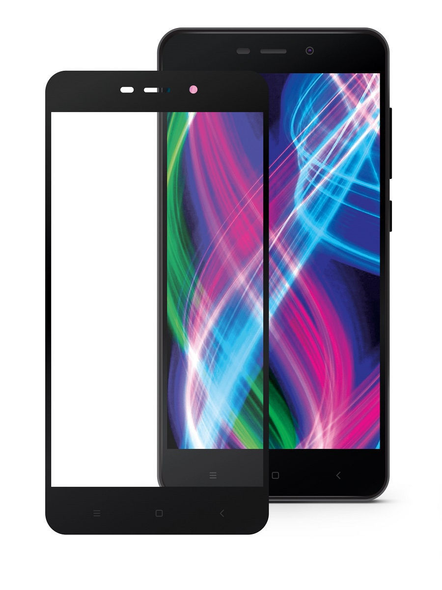 

Защитное стекло для телефона Xiaomi Redmi 4A / Стекло защитное для Редми 4A на весь экран (с черной рамкой)