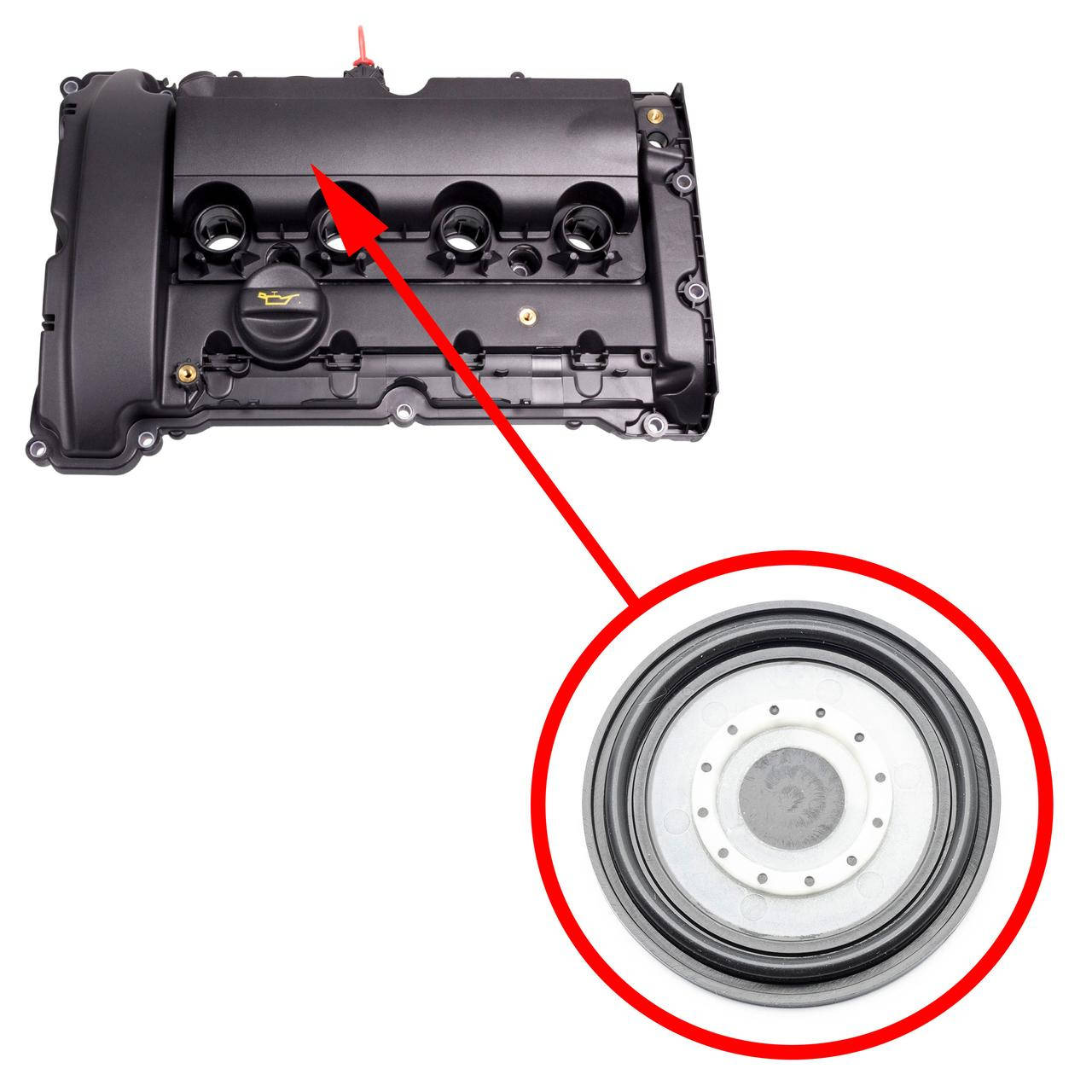 

Мембрана клапанной крышки Peugeot/Citroen 0248Q2 (EP6DTS, EP6DT, EP6CDT)