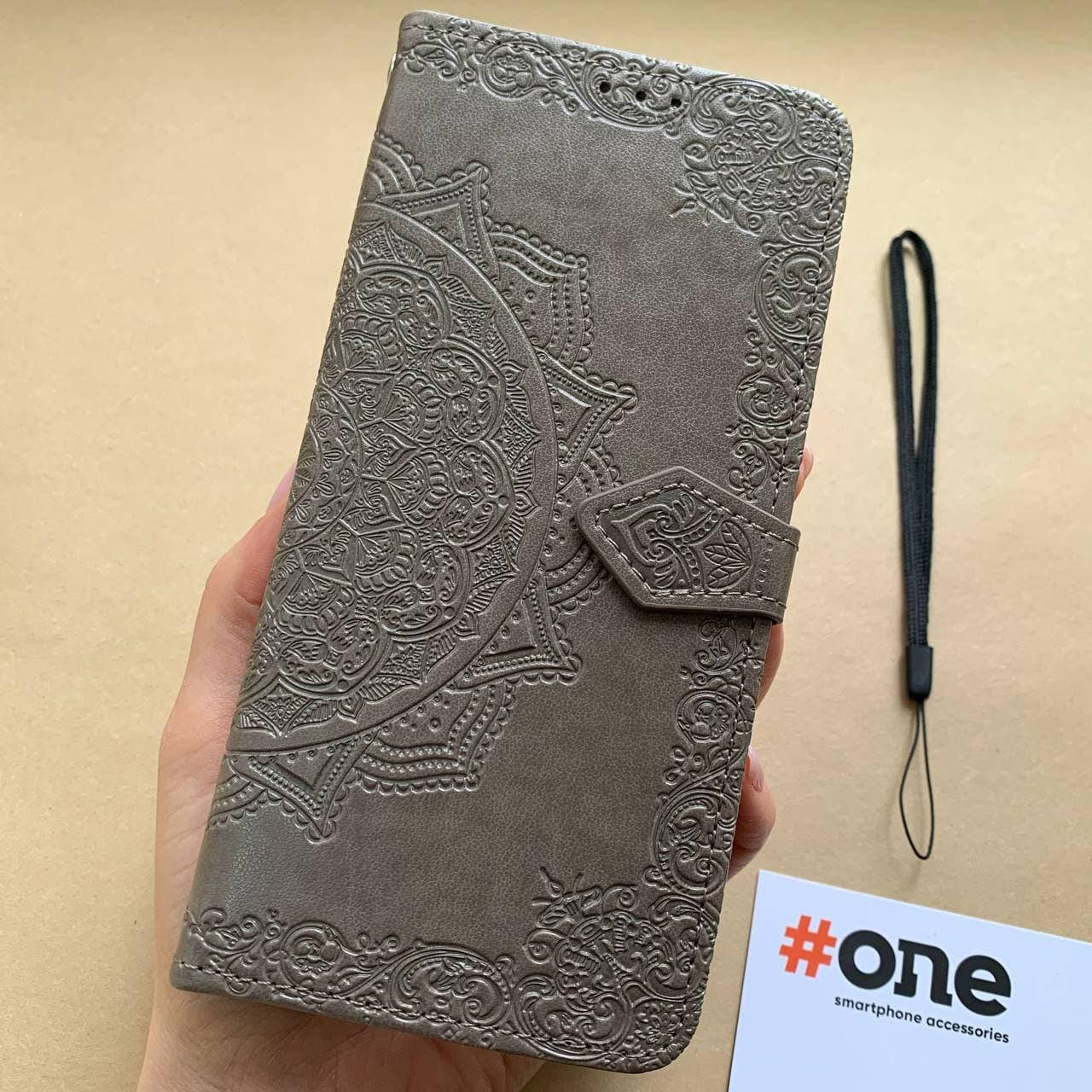

Чехол книга для Xiaomi Poco X3 с магнитной застежкой с визитницей чехол книжка на сяоми поко х3 серая Art, Серый