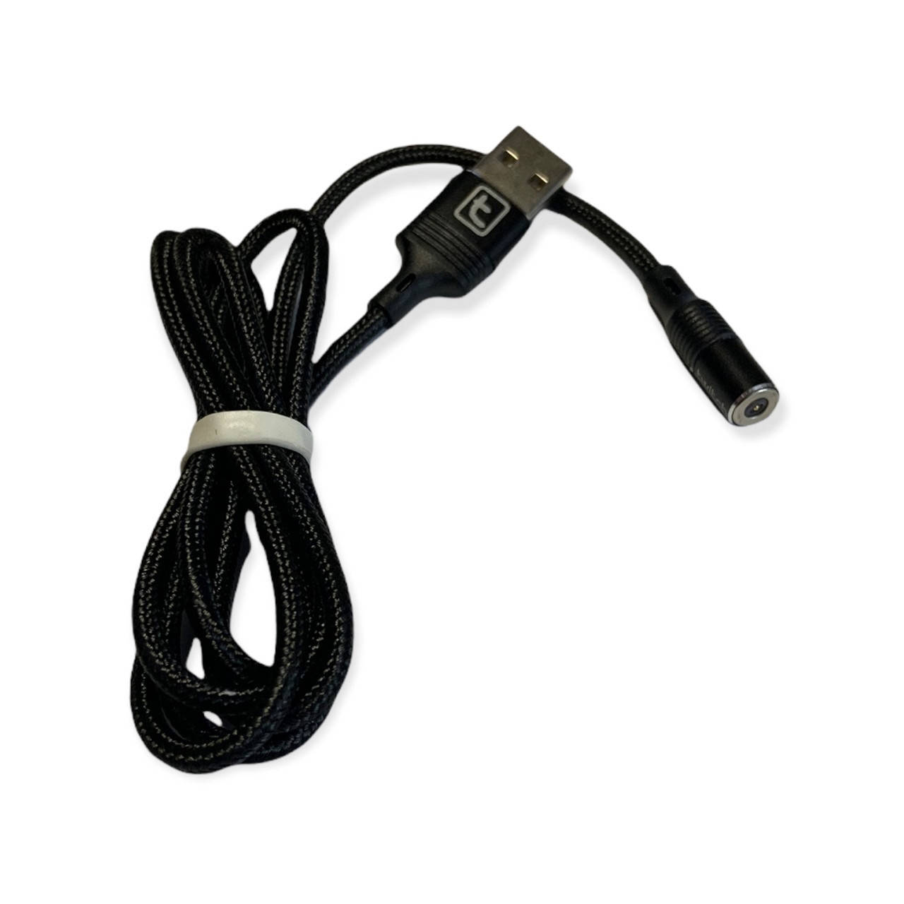 

Зарядный кабель Twitch магнитный USB плетёный Type-C (BLACK), Черный