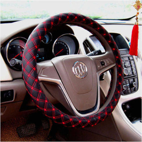 

Оплетка Чехол На Руль, Кожзам, 38См, Без Обтяжки