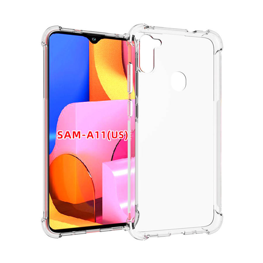 

Силиконовый прозрачный чехол для Samsung Galaxy M11 M115 усиленные углы