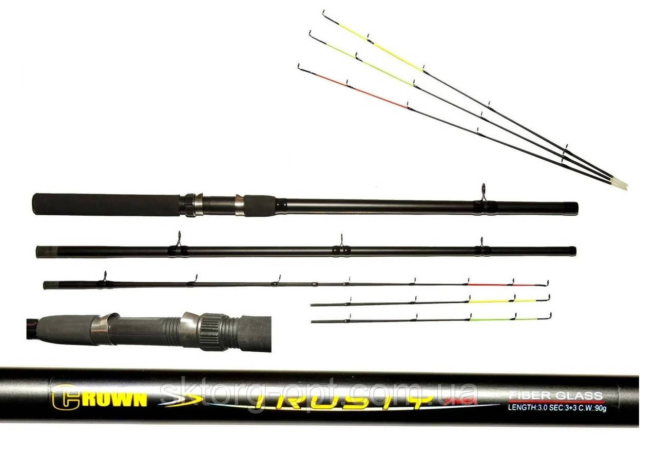 

Фидерное удилище CROWN FEEDER (тест 50-100g) 3.3 м