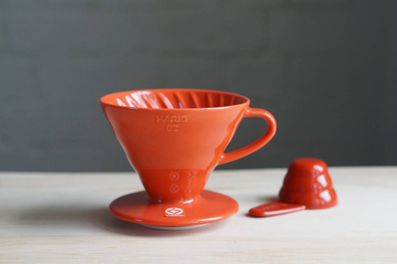 

Пластиковый пуровер Hario V60 02 для приготовления кофе, Red, Красный