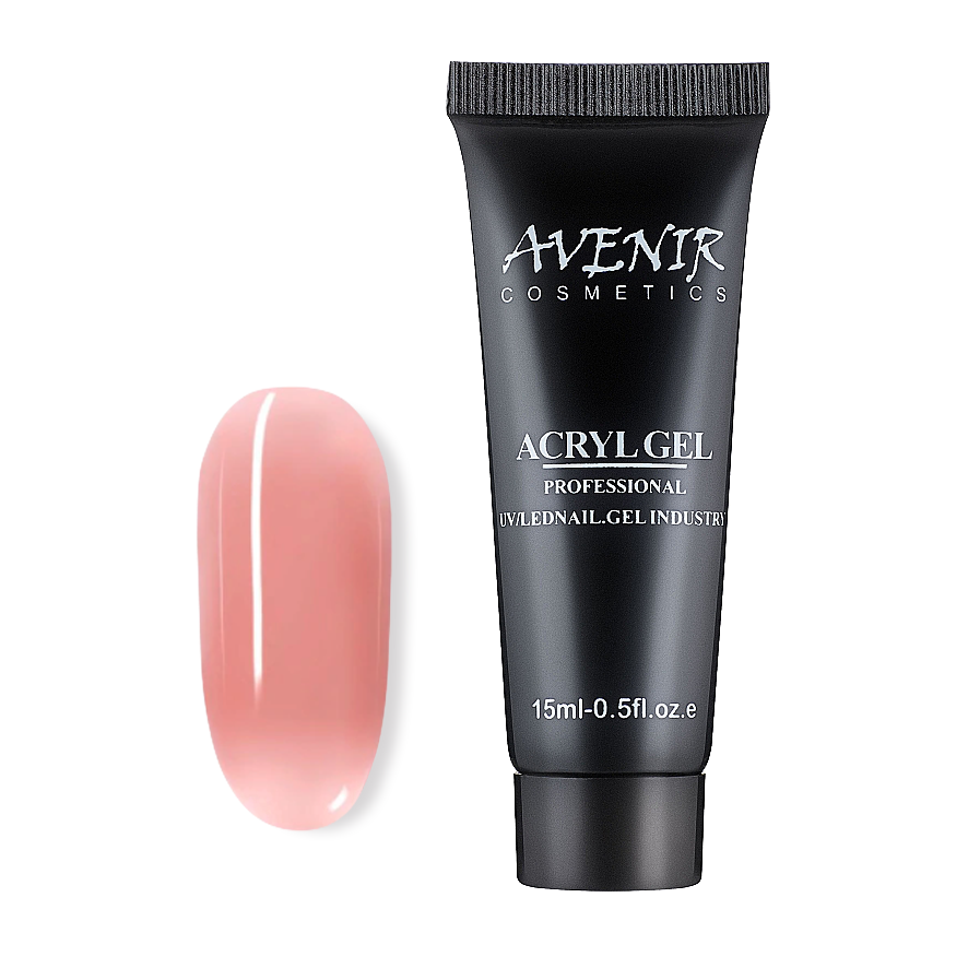 

Акрил-гель Avenir Cosmetics №007 Natural Pink 15 мл, Розовый