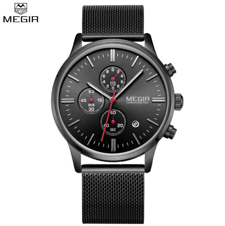 

Мужские классические часы Megir Style Black B2011 , Гарантия 12 мес.