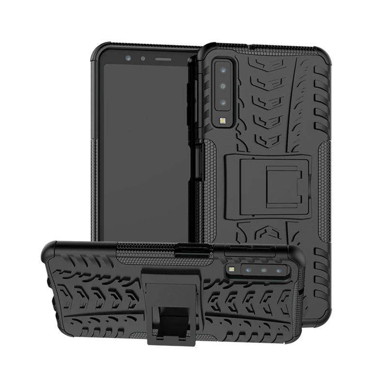 

PC + TPU чехол Armor для Samsung Galaxy A50 (8 цветов) черный