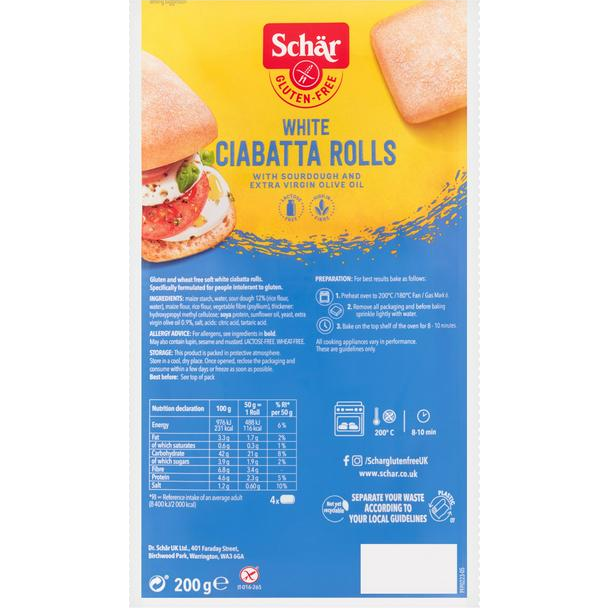 

Чиабатта итальянская Dr.Schar 200 г
