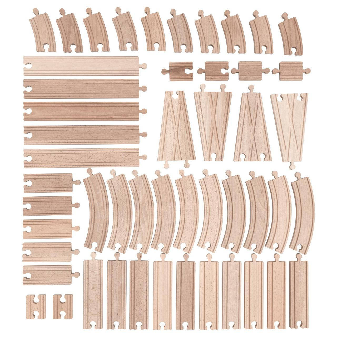 

IKEA LILLABO (103.200.77) Комплект игрушечных рельсов, 50 штук