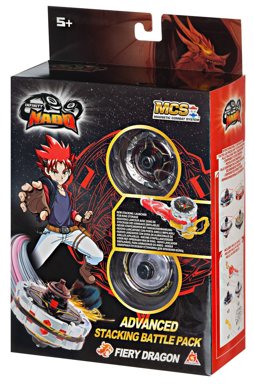 

Дзиґа Auldey Infinity Nado V серія Advanced Edition Fiery Dragon Вогняний Дракон
