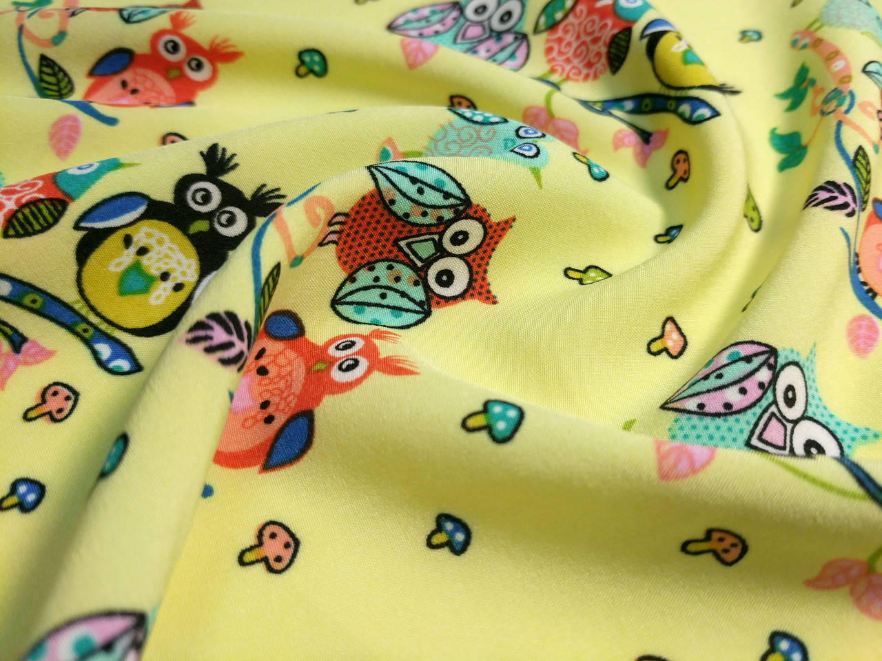 

Супер софт забавные совушки, желтый