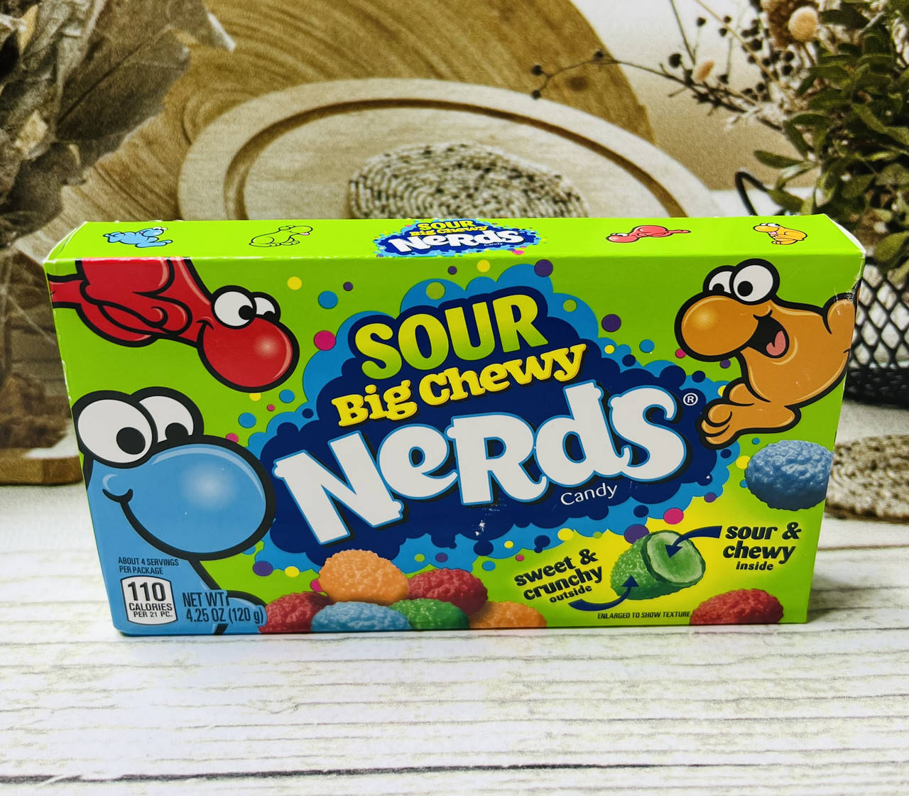

Великі цукерки-драже NERDS Sour Big Chewy