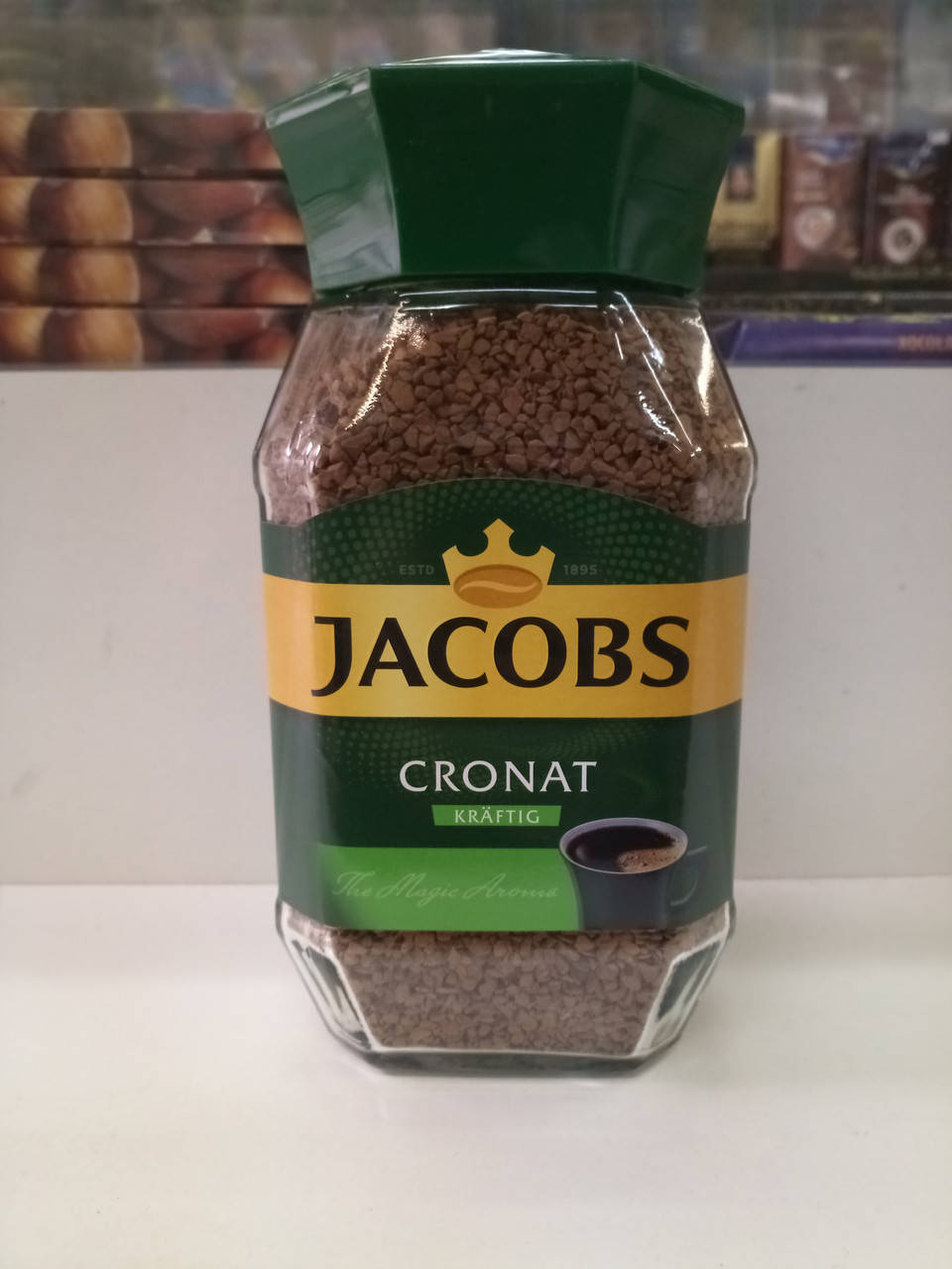 

Кава розчинна Jacobs 190г скляна банка. Оригінальний!!!