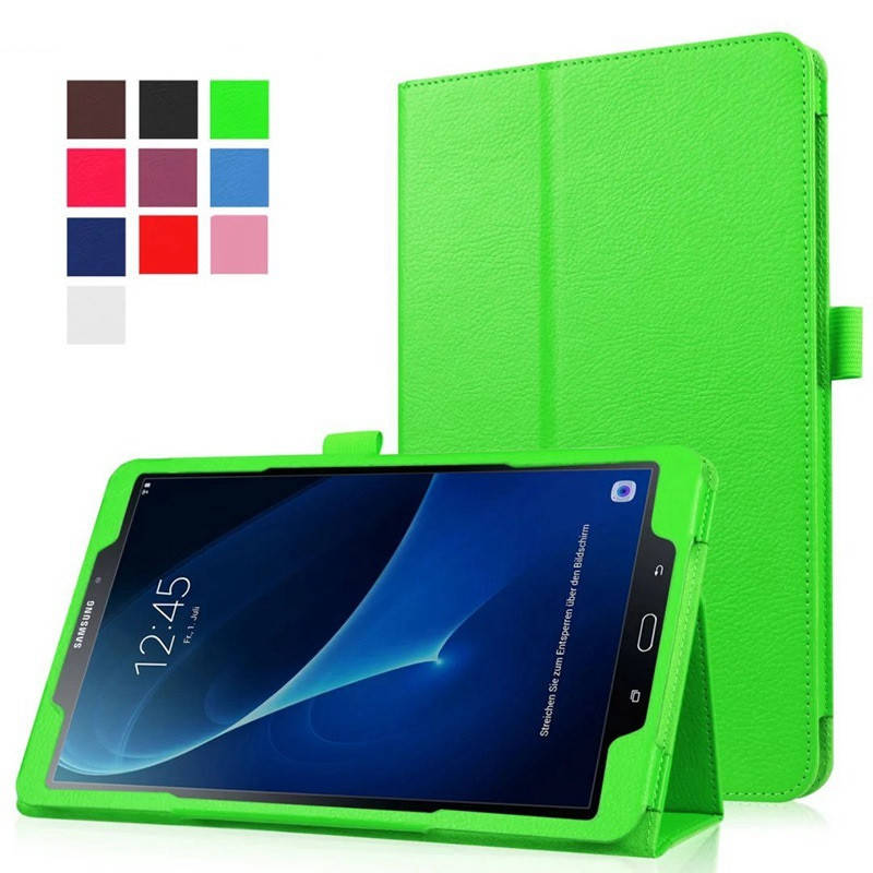 

Чехол книжка на Samsung Galaxy Tab A 10.1 SM-T580 T585 TTX Leather Case Green (Зеленый), Зелёный